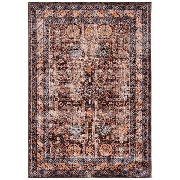 Safavieh 3 x 5 ft. Bijar Power Loomed Rectangle Area Rug Brown & Ivory BIJ653P-3 - main